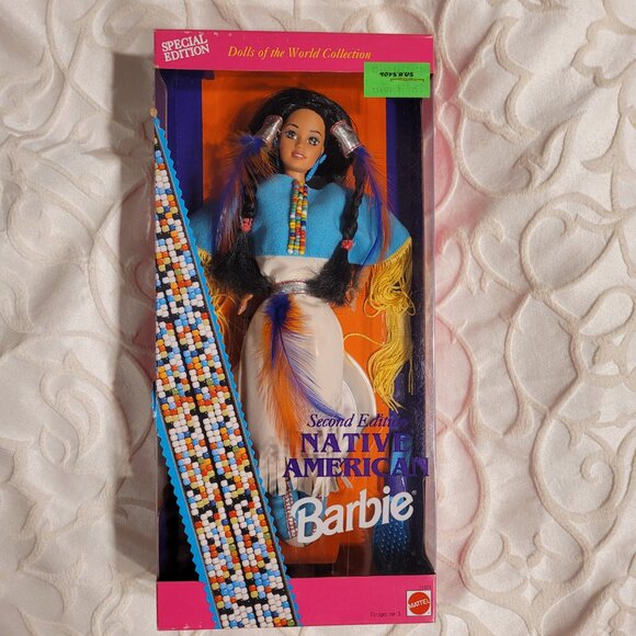 Native American 2nd in Series Dolls of the World Barbie - Picture 3 of 17